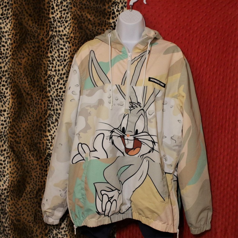 Members Only X Looney Tunes Windbreaker Hoodie